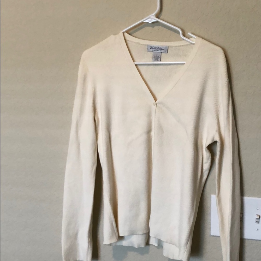 Brooks Brothers v neck cardigan